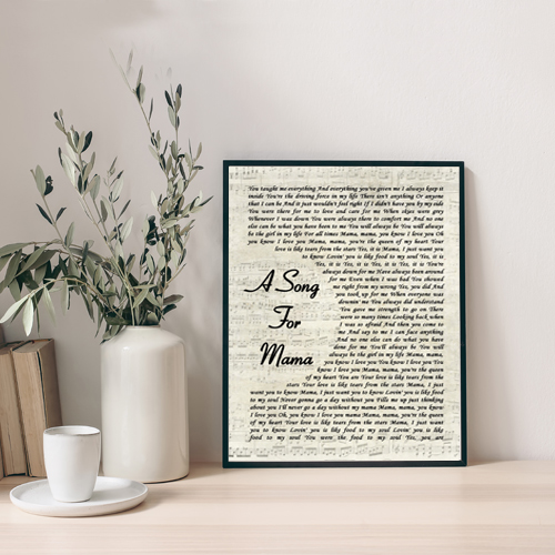 Vintage Script Mother's Day Personalised Gift 