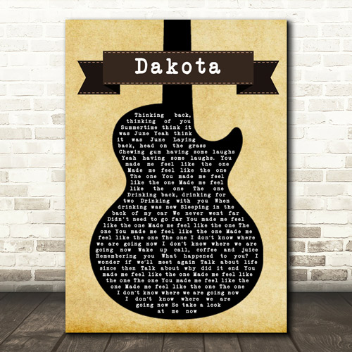 Stereophonics Dakota Music Wall Art Print - 21st Birthday Gift